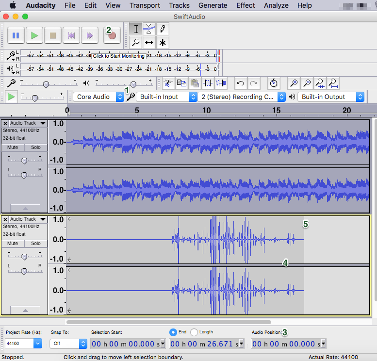 Editing and Recording Audio with Audacity
